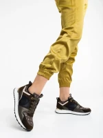 Lorilynn zöld női sport cipő ökológiai bőrből