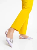 Jenita lila női cipő textil anyagból