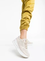 Rachana bézs női sport cipő ökológiai bőrből