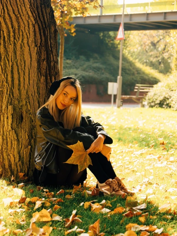 Ravenna khaki női sport cipő textil anyagból és ökológiai bőrből