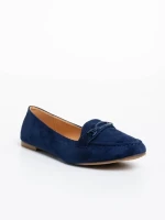 Ritanya kék női félcipő textil anyagból