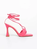 Shadia rózsaszín női szandál textil anyagból