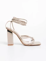 Syrena bézs női szandál ökológiai bőrből