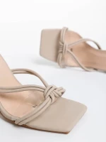 Syrena bézs női szandál ökológiai bőrből