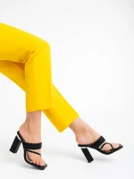 Sabira fekete női klumpa ökológiai bőrből