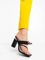 Sabira fekete női klumpa ökológiai bőrből