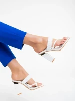 Sabira fehér női klumpa ökológiai bőrből