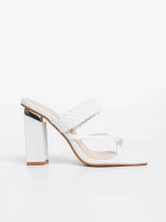 Sabira fehér női klumpa ökológiai bőrből