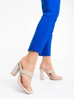 Sabira bézs női klumpa ökológiai bőrből