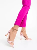 Soriya rózsaszín női szandál ökológiai bőrből