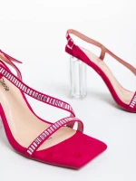 Shakia fukszia női klumpa textil anyagból