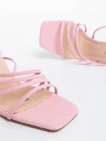 Seraya rózsaszín női szandál ökológiai bőrből