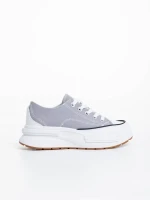 Daina szürke női tornacipő textil anyagból