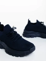 Donia kék női sportcipő textil anyagból