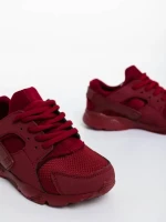 Ramana gránátszínű gyerek sportcipő textil anyagból