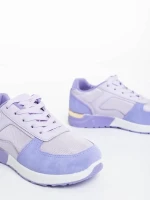 Laraine lila női sportcipő textil anyagból
