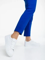 Rasine fehér női sportcipő ökológiai bőrből