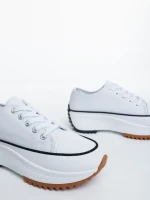 Lanaya fehér női teniszcipő textil anyagból