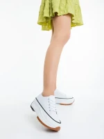 Lanaya fehér női teniszcipő textil anyagból