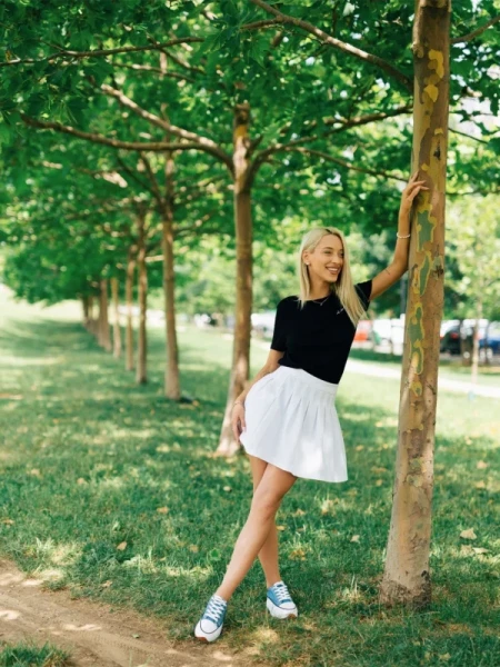 Lanaya kék női teniszcipő textil anyagból