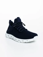 Astor tengerészkék férfi sportcipő textil anyagból