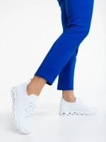 Romeesa fehér női sportcipő textil anyagból