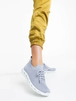 Romeesa szürke női sportcipő textil anyagból