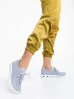 Romeesa szürke női sportcipő textil anyagból