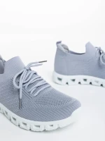 Romeesa szürke női sportcipő textil anyagból