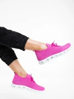 Romeesa fukszia női sportcipő textil anyagból