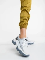 Nalini fehér és szürke női sportcipő  textil anyagaból