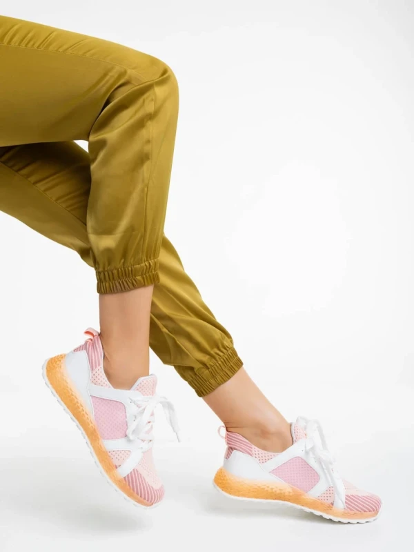 Torillia rózsaszín női sportcipő textil anyagaból