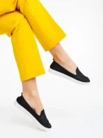 Luisa fekete női espadrille  ökológiai bőrből