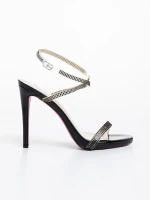 Lordina fekete női szandál ökológiai bőrből