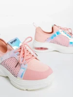 Doina rózsaszín női sportcipő textil anyagaból