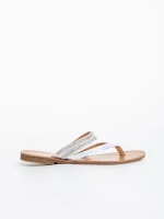 Sanziana irizáló női papucs lakkozott ökológiai bőrből