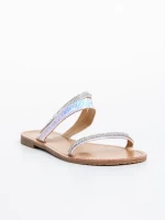 Aurora irizáló női papucs ökológiai bőrből