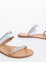 Aurora irizáló női papucs ökológiai bőrből