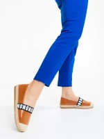 Rodica tevebarna női espadrille ökológiai bőrből