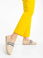 Rodica bézs női espadrille ökológiai bőrből