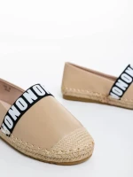 Rodica bézs női espadrille ökológiai bőrből