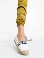 Rodica fehér női espadrille ökológiai bőrből