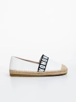 Rodica fehér női espadrille ökológiai bőrből