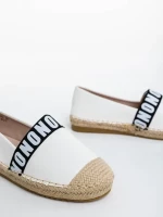 Rodica fehér női espadrille ökológiai bőrből