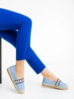 Rodica kék női espadrille ökológiai bőrből