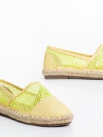 Guapissima zöld gyerek espadrille textil anyagból és ökológiai bőrből