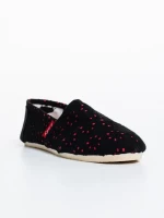 Chloe fekete gyerek espadrille textil anyagból