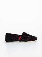 Chloe fekete gyerek espadrille textil anyagból