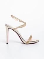 Lordina aranyszínű női szandál ökológiai bőrből