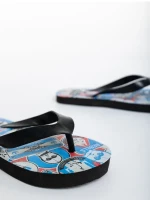 Star Wars kék és fekete gyerek papucs szintetikus anyagból